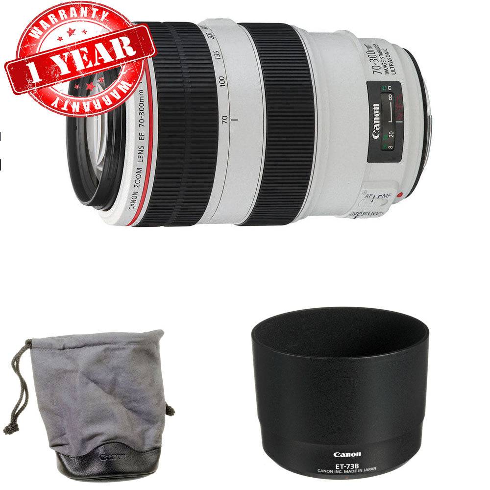 Canon EF 70-300mm f/4-5.6L IS USM Telephoto Zoom Lens for DSLR Cameras - Professional Photography, Wildlife & Sports Shooting