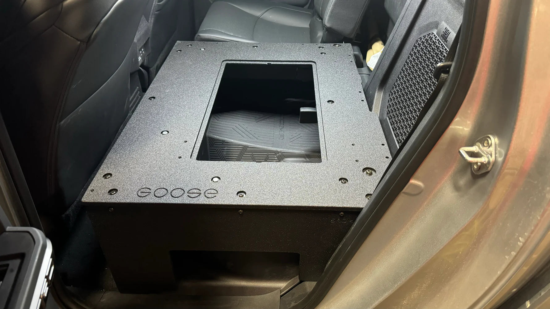 2024+ Toyota Tacoma Double Cab Seat Delete System - Heavy Duty Storage Platform | Perfect for Off-Roading, Camping & Work Truck Organization