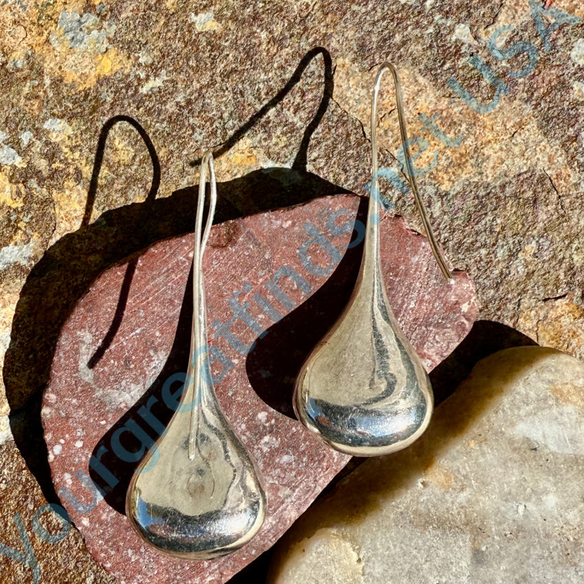 925 Sterling Silver Teardrop Pierced Earrings for Women - Hypoallergenic Dangle Drop Earrings for Everyday Wear & Special Occasions