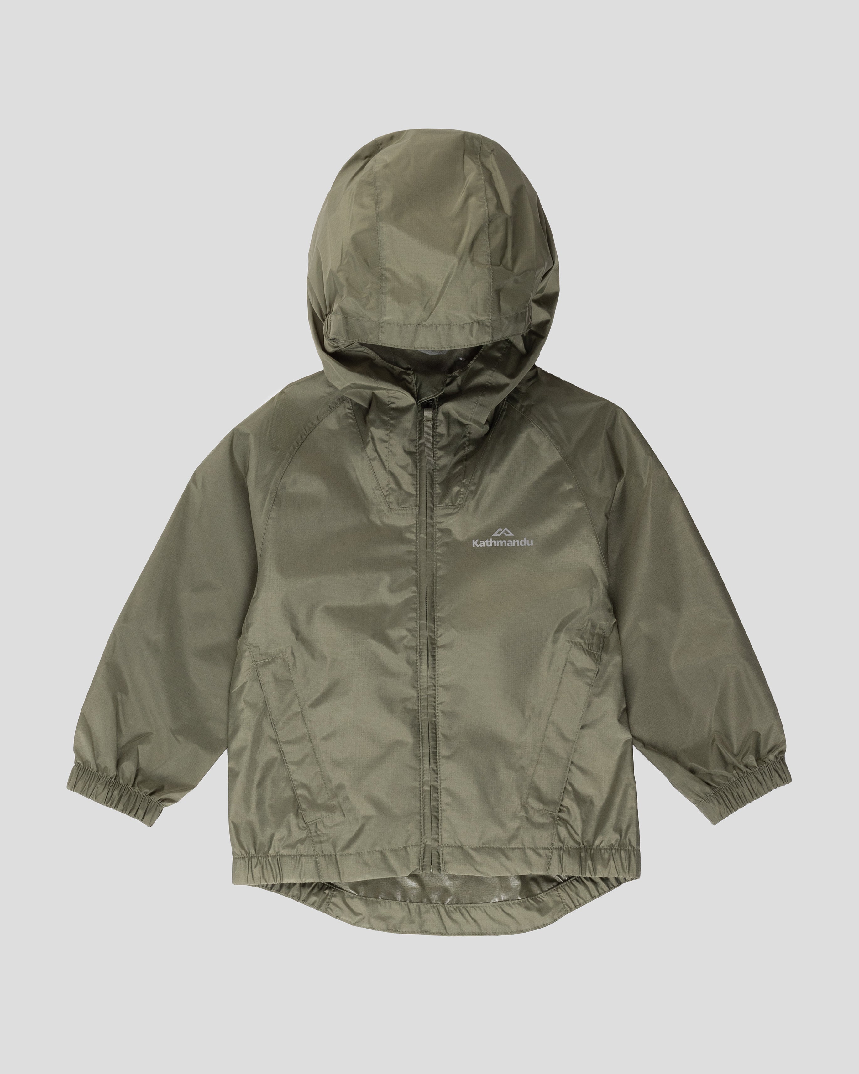 2L Kids Rain Jacket Waterproof Lightweight - Pocket it v4 Beech Color for Outdoor Play & School Commute