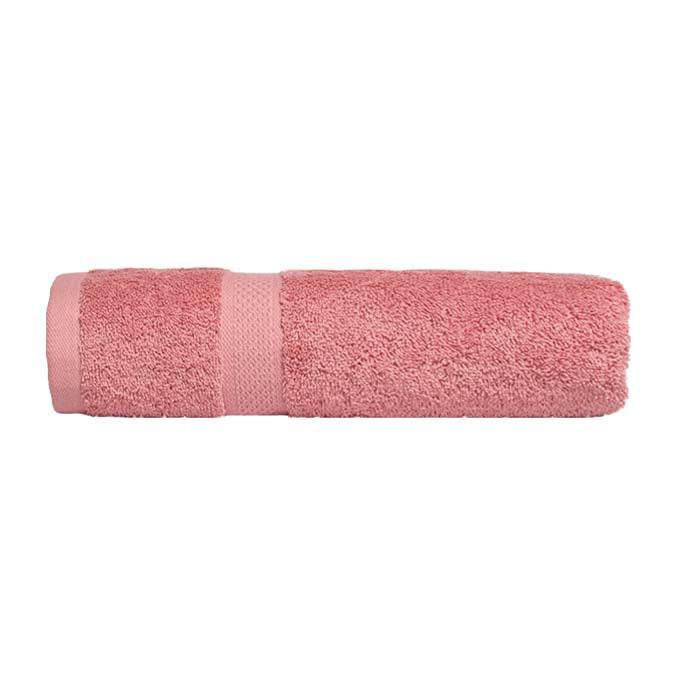 Premium 100% Combed Cotton Bath Towels - Super Soft & Absorbent Rose Pink Bath Towel for Spa, Gym & Luxury Home Use