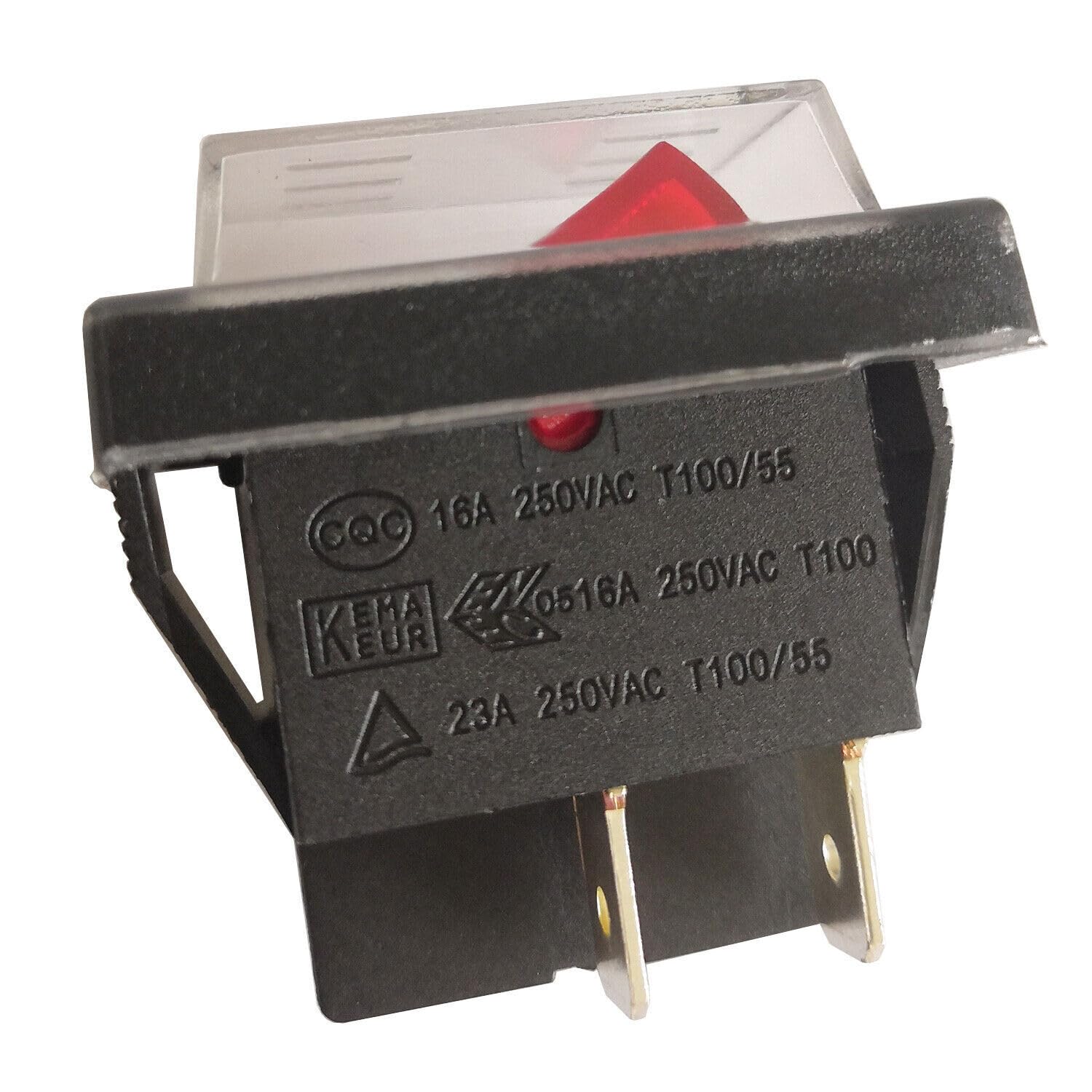 2Pcs RK1-01 Waterproof Rocker Switch DPST 125/250V - Perfect for Coffee Makers, Appliances & Marine Use