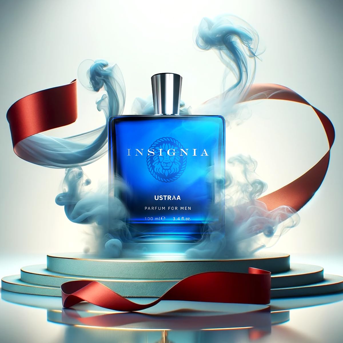 Ustraa Insignia Men's Perfume - 100ml Eau de Parfum | Royal Luxury Scent with Spicy, Woody & Musky Notes | Long-Lasting Masculine Fragrance for Gifts, Date Nights & Special Occasions