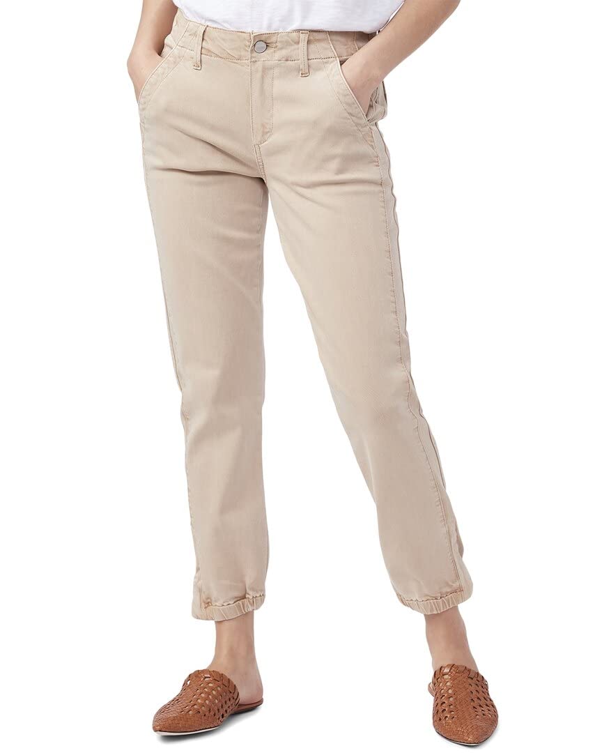PAIGE Women's Mayslie Jogger Pants with Grosgrain Side Stripe - Comfortable Casual Lounge Pants for Yoga, Running & Everyday Wear