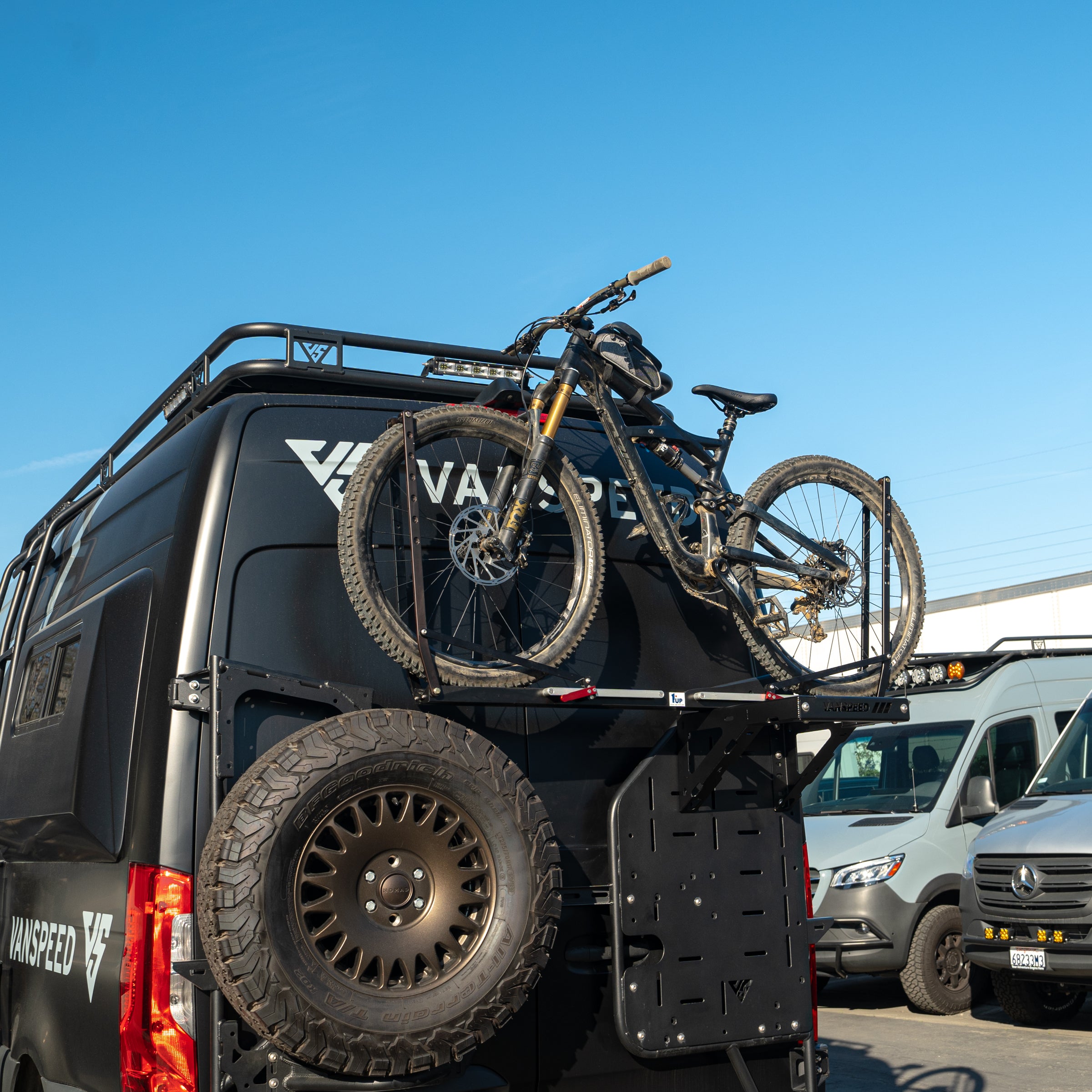 Heavy Duty Sprinter Mule Carrier Bike Rack - Premium Cargo Rack for Vans & Trucks - Perfect for Camping, Road Trips & Outdoor Adventures