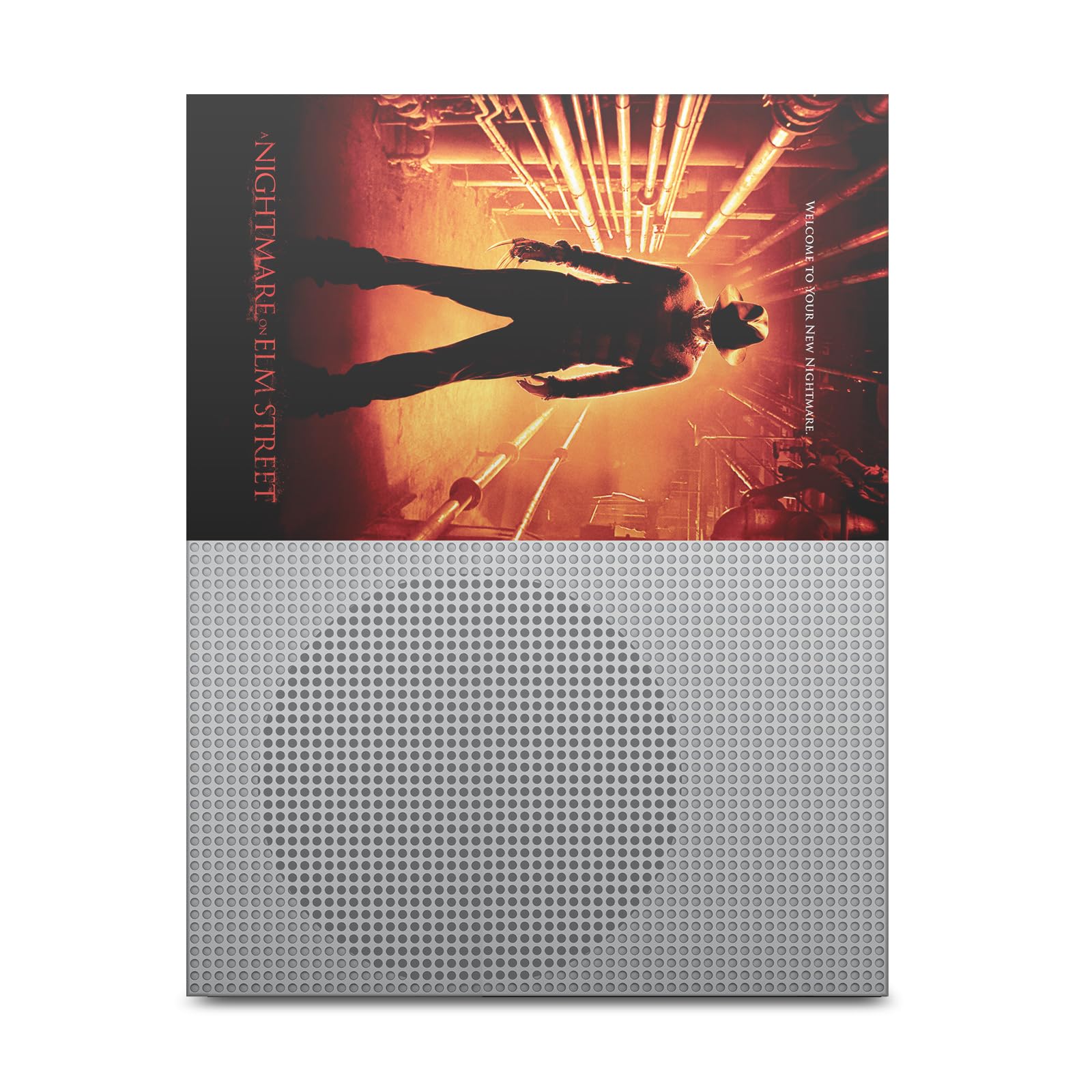 Official Licensed A Nightmare On Elm Street (2010) Freddy Krueger Vinyl Skin Decal Sticker - Compatible with Xbox One S Console & Controller Bundle - Perfect for Horror Game Fans & Movie Collectors