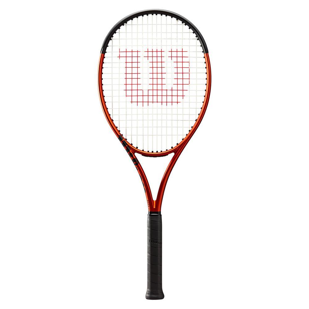 Burn 100 v5.0 Tennis Racket - Professional Carbon Fiber Tennis Racket for Adults & Youth - Perfect for Competitive Play & Training Sessions