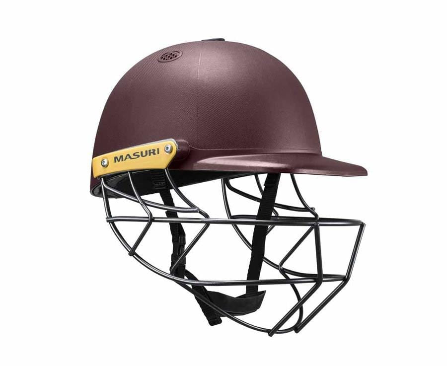 Masuri Vision Club Steel Cricket Helmet - Lightweight & Durable Cricket Safety Gear for Batsmen - Perfect for Practice, Matches & Professional Play