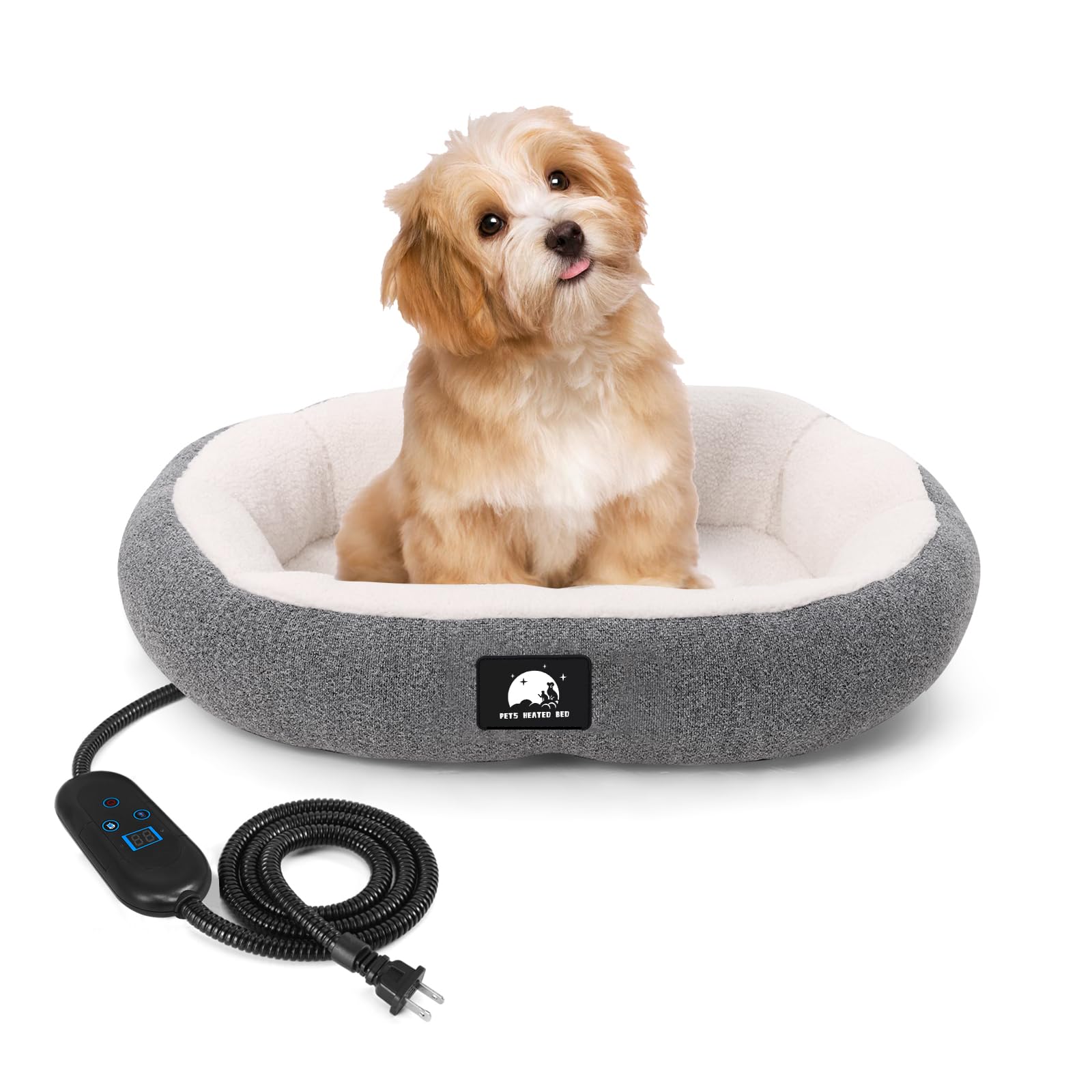 Heated Cat Bed for Small Cats - 19