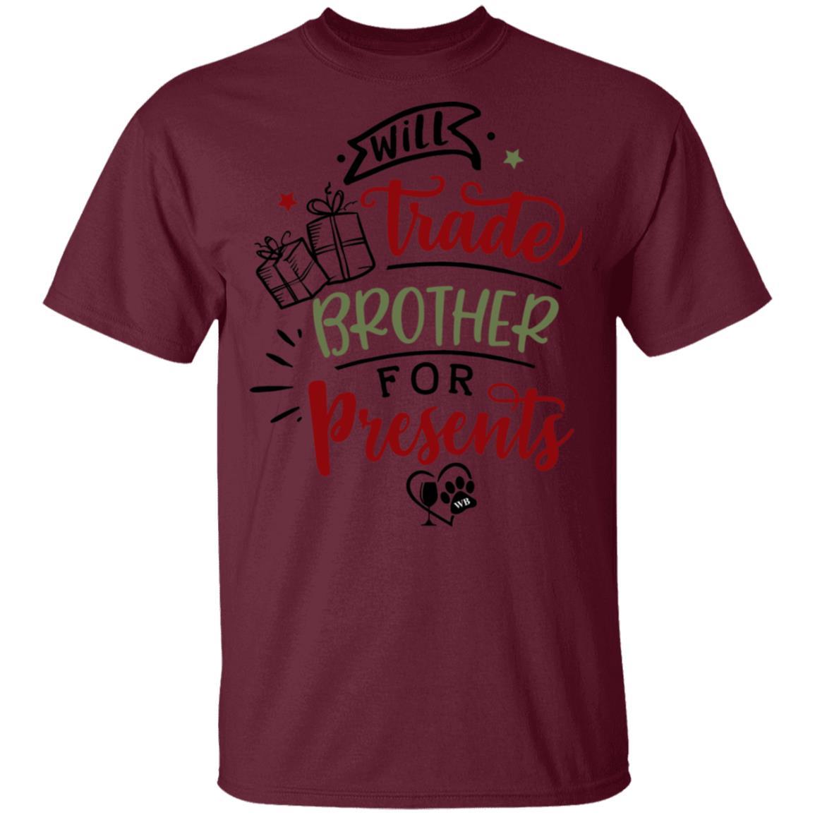 WineyBitches.Co Funny Sibling Gift T-Shirt - 5.3 oz Cotton Tee - Perfect for Christmas, Birthday & Family Reunion Gifts