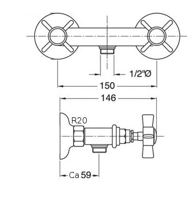 Princeton Shower Mixer Tap - High-Quality Bathroom Faucet for Modern Homes | Perfect for Bathroom Renovations & Spa-Like Showers
