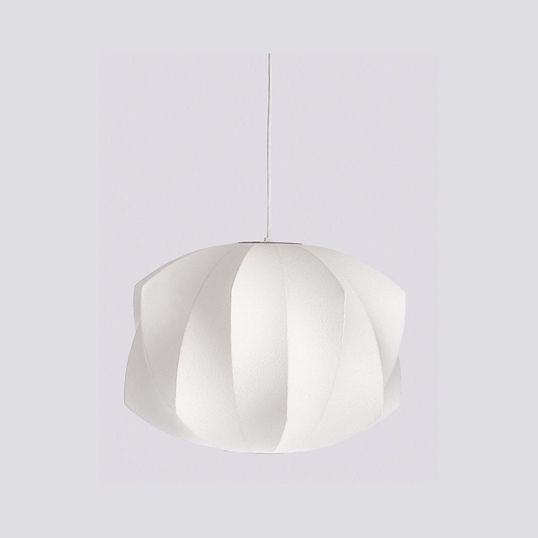 Handmade Bubble Mulberry Silk Pendant Light - Elegant Boho Chandelier for Bedroom, Living Room & Dining Room Decor | Natural Silk Shade with Soft Glow Lighting