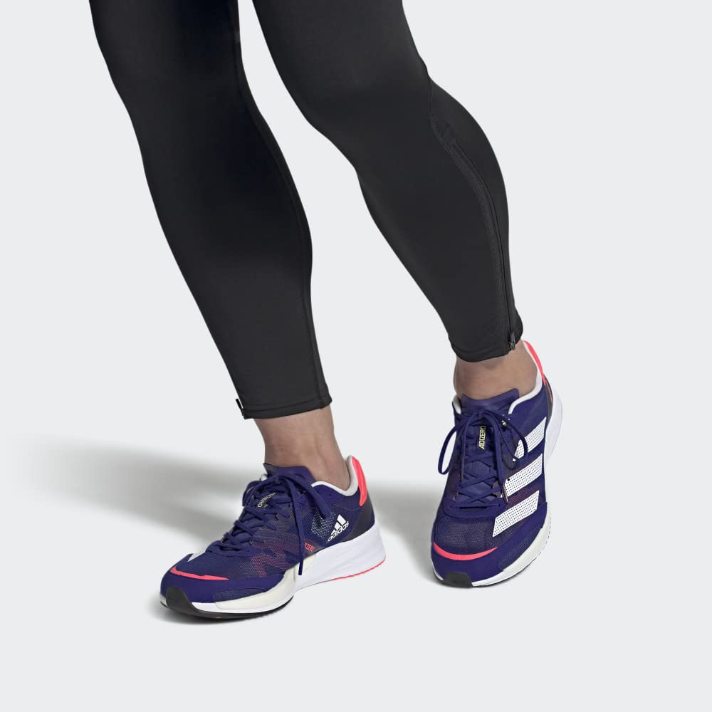 adidas Women's Adizero Adios 6 Running Shoes - Halo Mint/Sonic Ink/Signal Green | Lightweight Performance Running Shoes for Women | Perfect for Marathon Training & Road Running