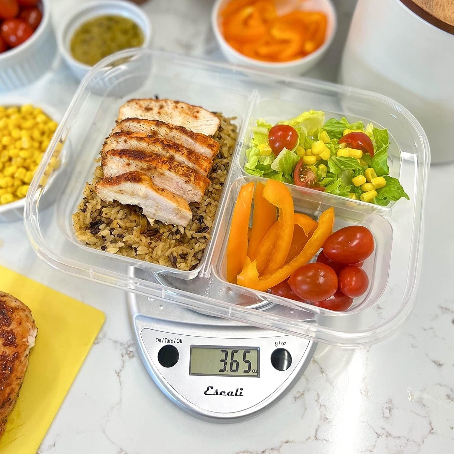Escali Primo Digital Food Scale - Precise Kitchen & Baking Scale for Cooking, Portion Control, and Meal Prep - Perfect for Home Chefs & Healthy Eating