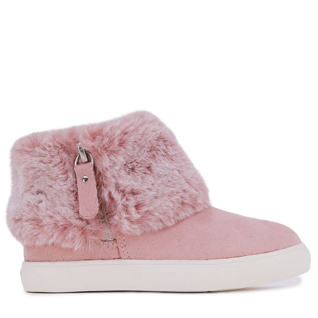 London Fog Girls' Toddler Fashion Boots - Fur Lined Winter Boots for Kids, Warm & Comfortable, Perfect for Snow Play, School & Outdoor Activities
