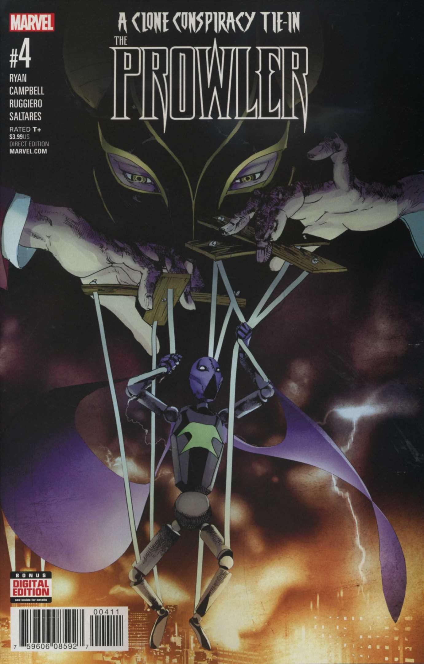Prowler (Marvel Comics) #4 VF/NM Condition - Clone Conspiracy Tie-In | Collectible Superhero Comic Book for Marvel Fans & Comic Collectors | Perfect for Displays, Investments & Reading Enjoyment