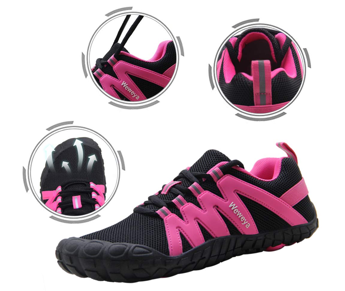 **Weweya Women's Barefoot Shoes - Minimalist Running & Cross Training Shoes for Natural Movement - Perfect for Gym, Trail Running & Everyday Wear**