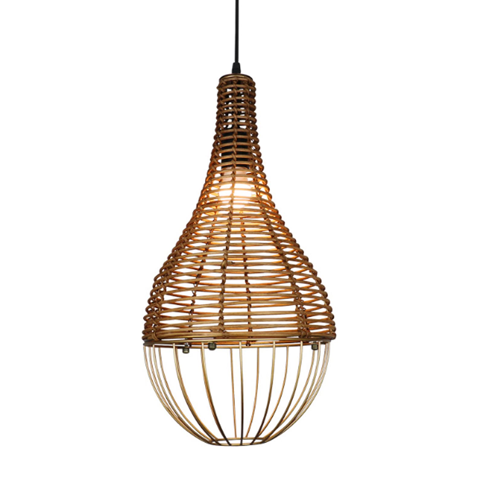 Vintage Industrial Pendant Light - Adjustable Height E27 Chandelier with Wrought Iron Design for Coffee Shop, Restaurant & Retail Store Lighting | Perfect for Cafe, Boutique and Home Decor