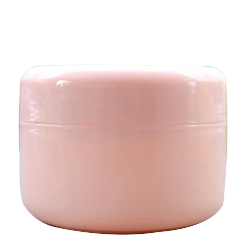 5-Piece Empty Travel Makeup Jars (50g, Pink) - Refillable Cosmetic Containers for Creams, Lotions & Skincare - Perfect for DIY Beauty, Travel & Organizing - Ideal for Home Use, Salon & Gift Giving - Great for Airplane Carry-On, Gym Bag Essentials & Makeup Artist Kits - Compact Storage Solution for Vanity, Bathroom & On-the-Go Touch Ups - Portable Beauty Essentials for Travel, Home, Salon & Daily Skincare Routine