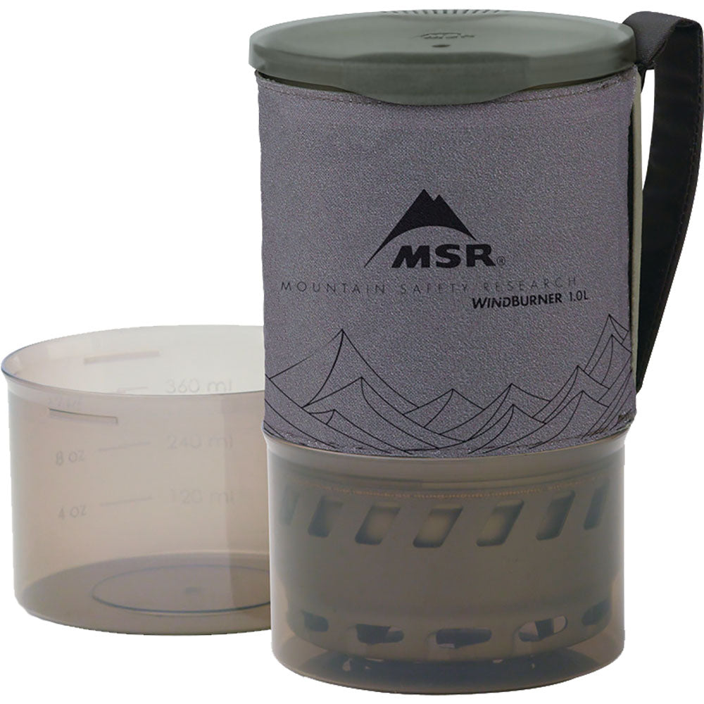MSR WindBurner 1.0L Camping Stove Pot - Lightweight Backpacking Cookware for Outdoor Adventures, Hiking & Travel