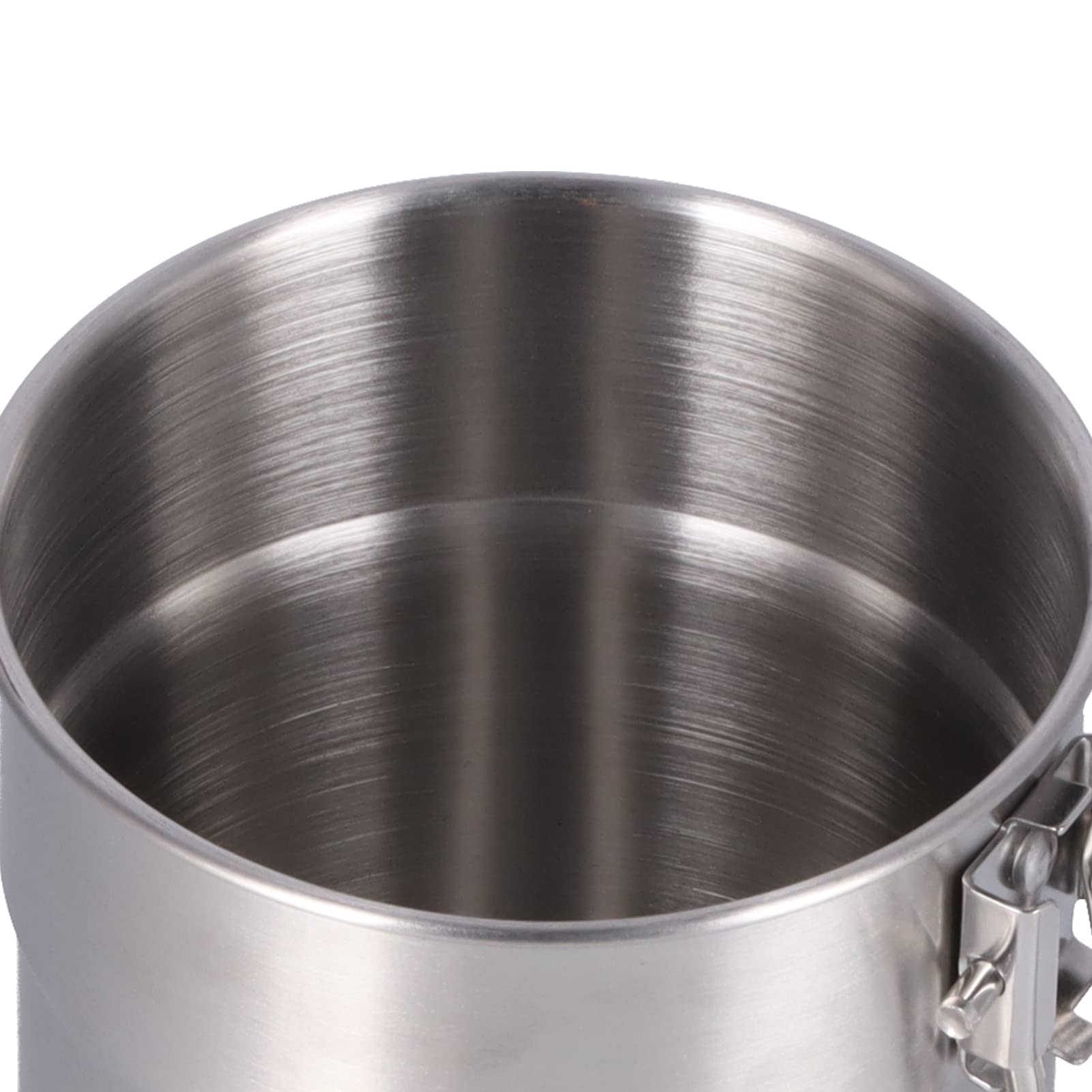 1L Stainless Steel Coffee Percolator - Portable Outdoor Coffee Maker for Camping, Hiking & Travel - Fast Brewing Camping Cookware with Foldable Handle & Lid - Perfect for Backpacking, Picnics & RV Trips