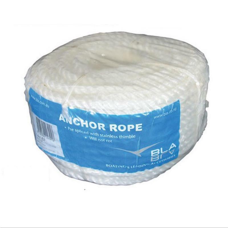 BLA Silver Anchor Rope Coils - Premium Nautical Rope for Boating, Sailing & Marine Decor | Perfect for Dock Lines, Mooring & Coastal Home Decor