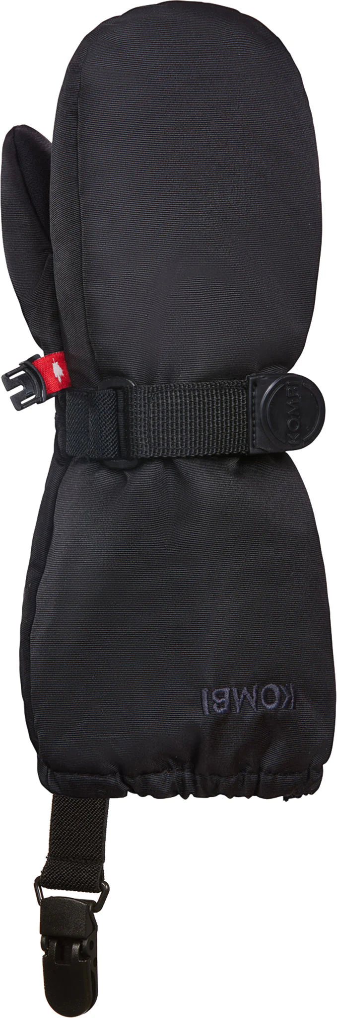 Kombi Black Crazy Cariboo Kids' Winter Mittens - Warm Waterproof Gloves for Boys & Girls - Perfect for Snow Play, Skiing, and Outdoor Activities