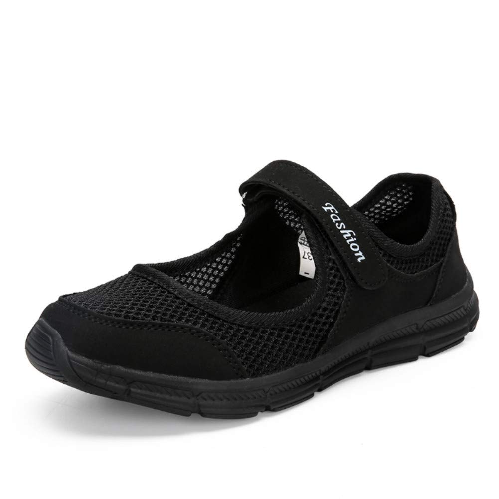 SAGUARO Women's Comfortable Breathable Walking Shoes - Soft Lightweight Mary Jane Sneakers for Women - Fashion Flat Shoes for Walking, Work, Travel & Everyday Wear
