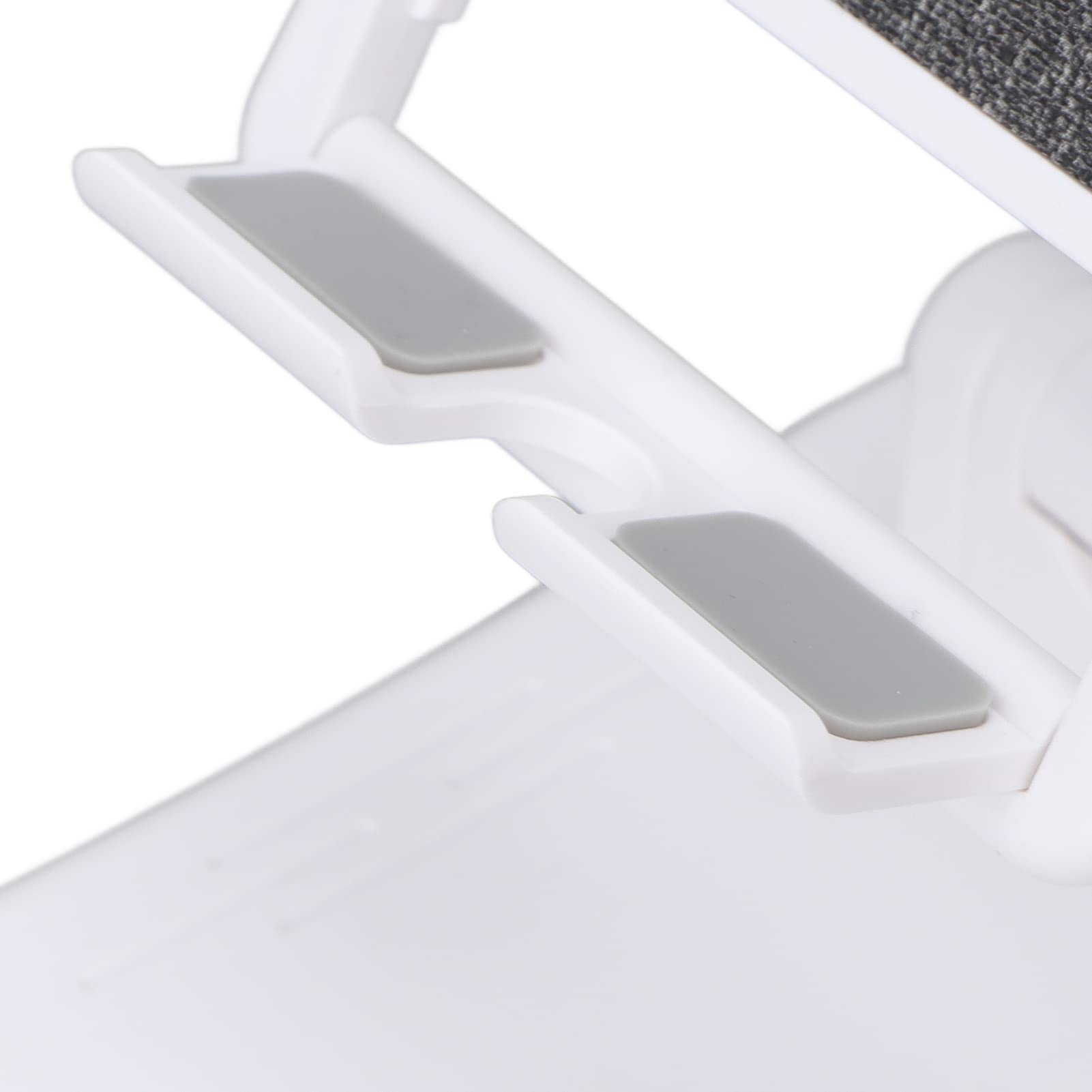 Foldable Phone Stand Holder - Adjustable Portable Desk Stand for Smartphones & Tablets - Perfect for Office, Home, and Travel Use (White)