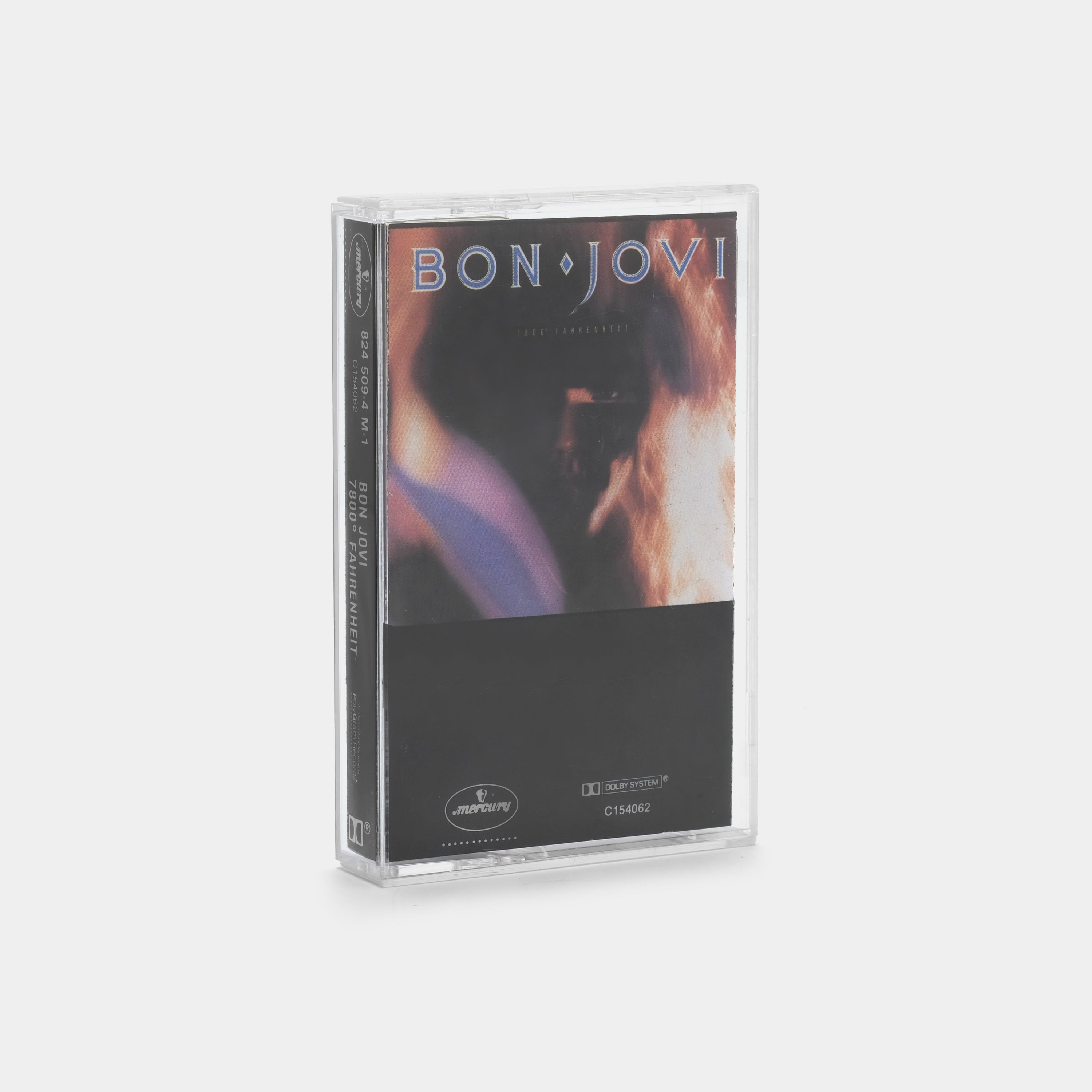Bon Jovi 7800° Fahrenheit Cassette Tape - Vintage Music Album for Collectors & Fans - Perfect for Home, Car, and Retro Music Enthusiasts