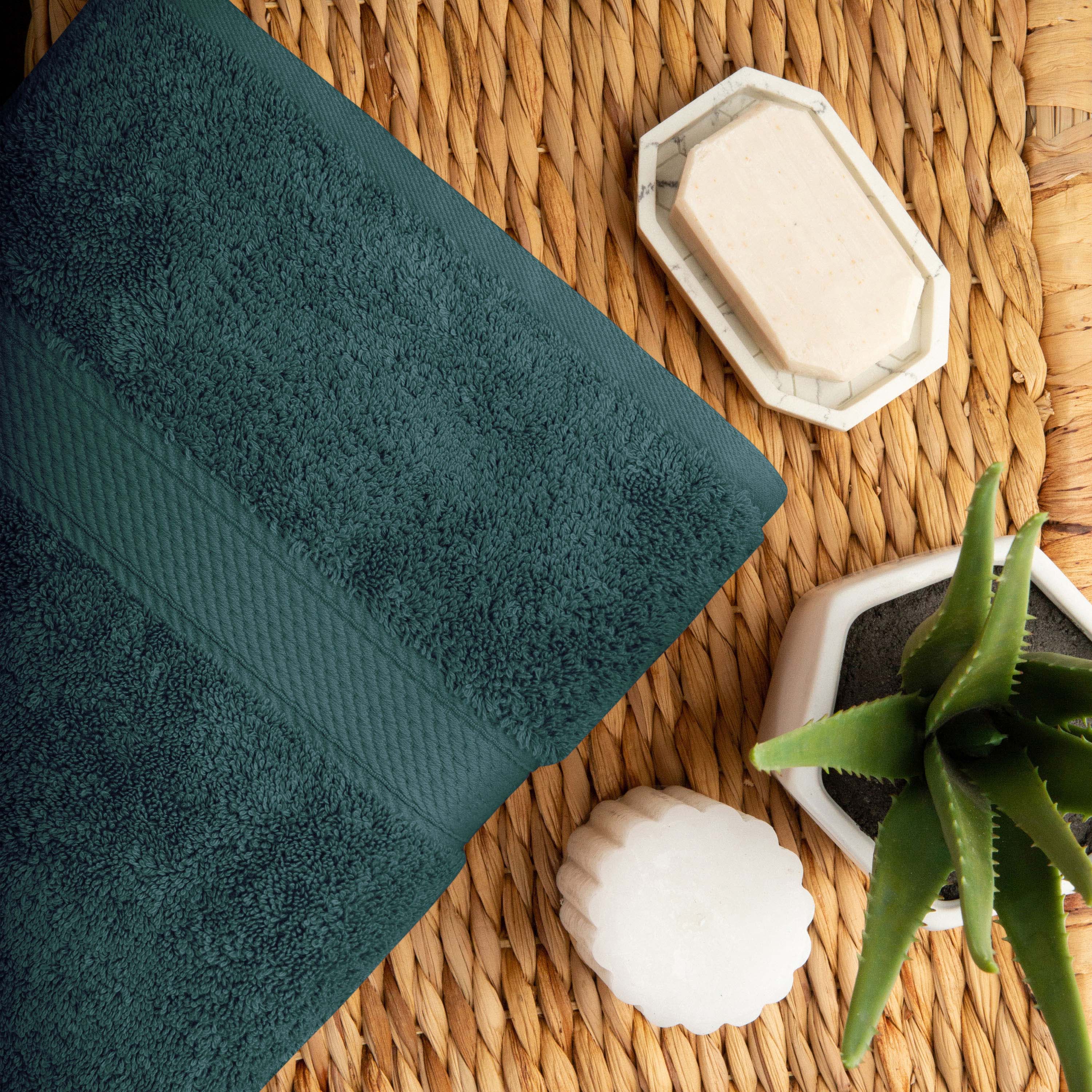 Premium 100% Egyptian Cotton Plush Heavyweight Luxury Bath Towel Set of 6 - Ultra Soft & Absorbent for Spa, Hotel & Home Use