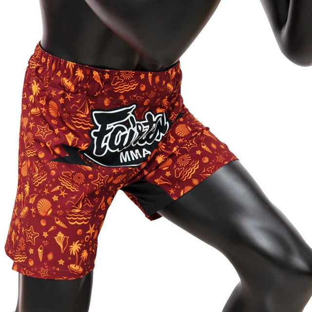 Fairtex MMA Shorts BREEZE - Lightweight & Breathable Fight Shorts for MMA, Muay Thai & Training - Perfect for Gym, Sparring & Combat Sports