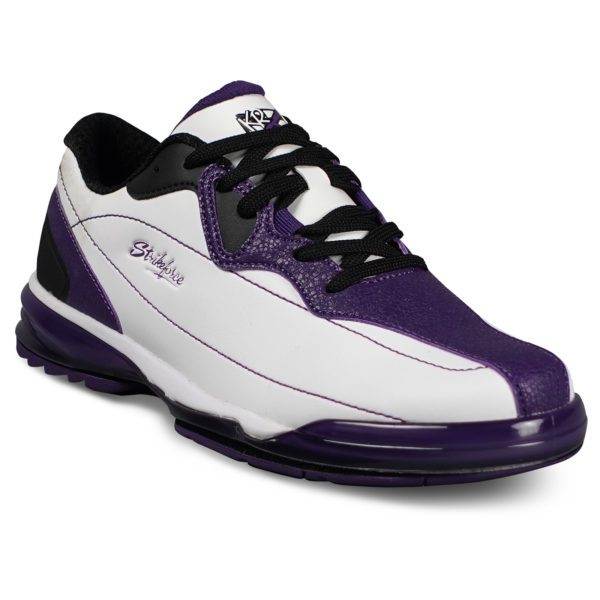 KR Strikeforce Dream White & Purple Women's Right-Handed Bowling Shoes - Perfect for League Play & Tournament Bowling