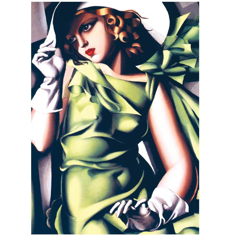 Eurographics 1000-Piece Jigsaw Puzzle - Tamara de Lempicka 'Young Girl in Green' Art Puzzle for Adults | Perfect for Relaxation, Family Game Night & Home Decor