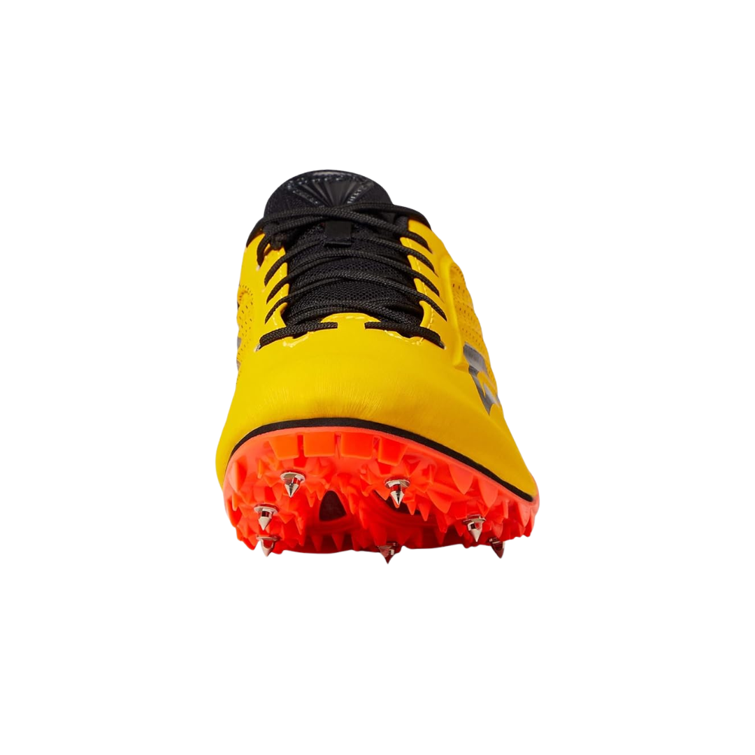 Women's Spitfire 5 Spikes ViziGold/ViziRed Bowling Shoes - Regular Width for Enhanced Performance & Comfort on the Lanes