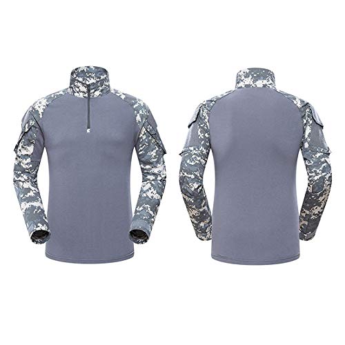 **Men's Tactical BDU Combat Uniform Set - Camouflage Hunting & Airsoft Shooting Shirt & Pants - Durable Outdoor Battle Dress for Military, Hunting & Tactical Training**    *(Perfect for Airsoft Games, Hunting Expeditions, Military Training & Outdoor Adventures)*
