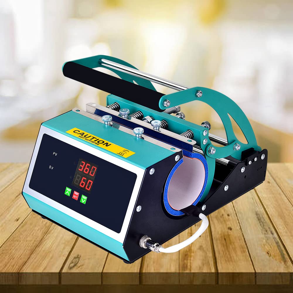 Versatile & Durable Heat Press Machine for Tumbler Sublimation - Compatible with 11oz to 30oz Straight Cups (3.34