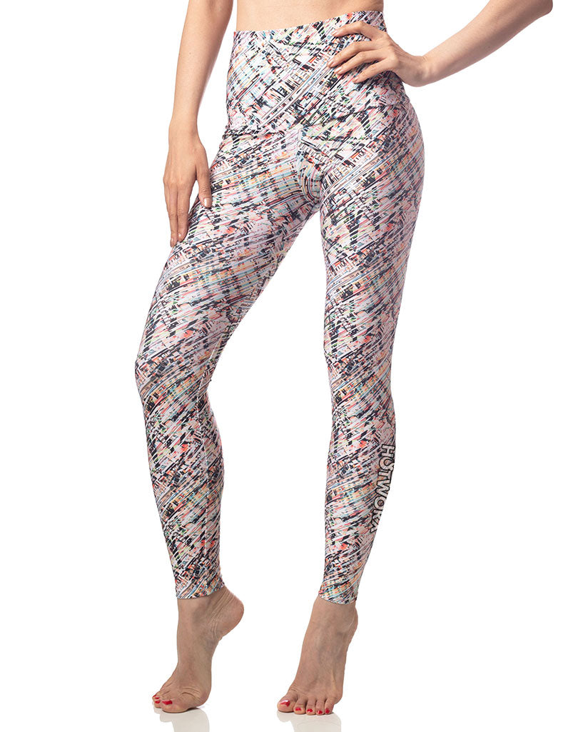 HotWorx High-Waisted Yoga Leggings for Women - Sweat-Wicking, Tummy Control Workout Pants - Perfect for Hot Yoga, Pilates & Gym Training