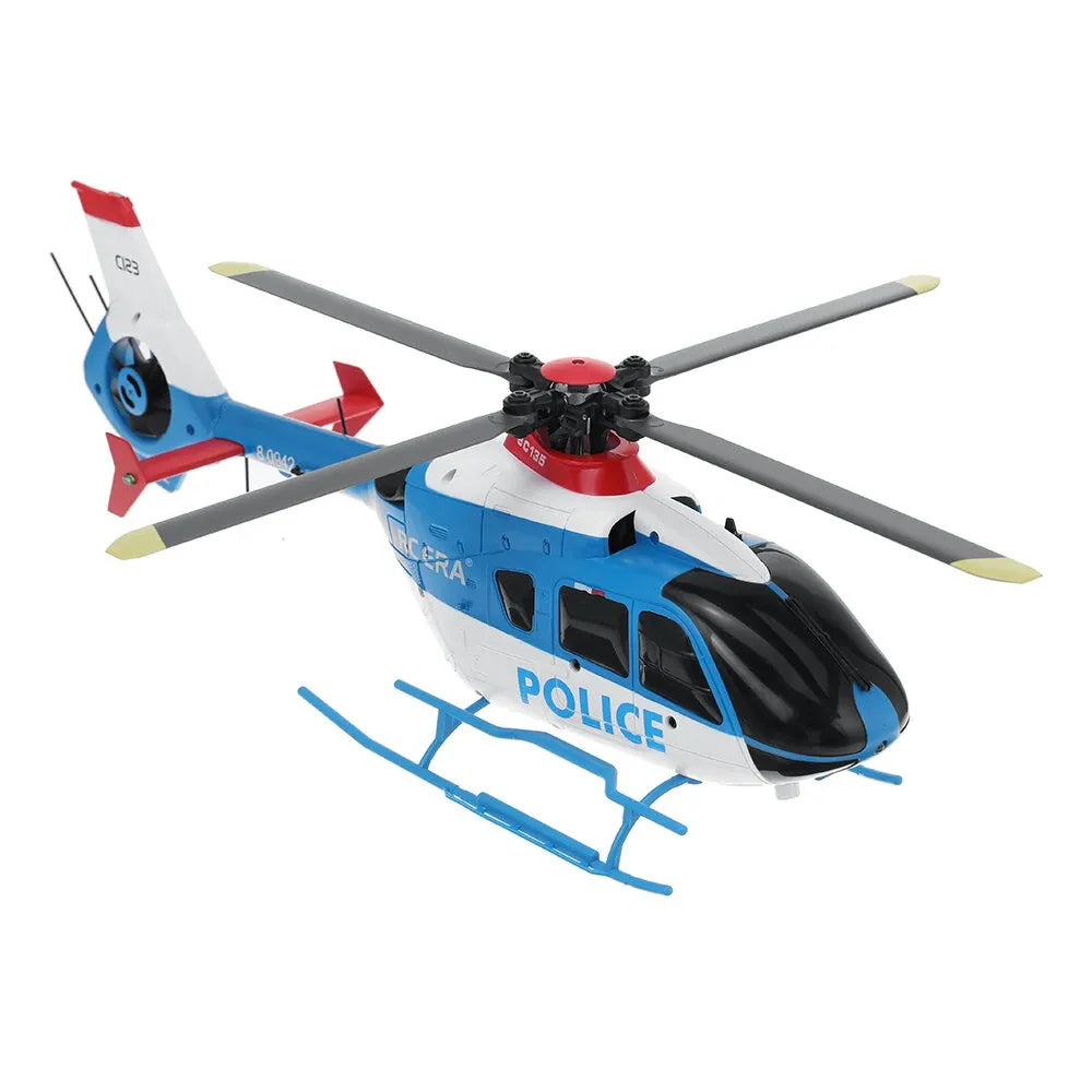 **EC135 RC Helicopter 1:36 Scale - 6CH 6-Axis Gyro with Altitude Hold & Optical Flow Positioning - Indoor/Outdoor Remote Control Toy for Kids & Adults**