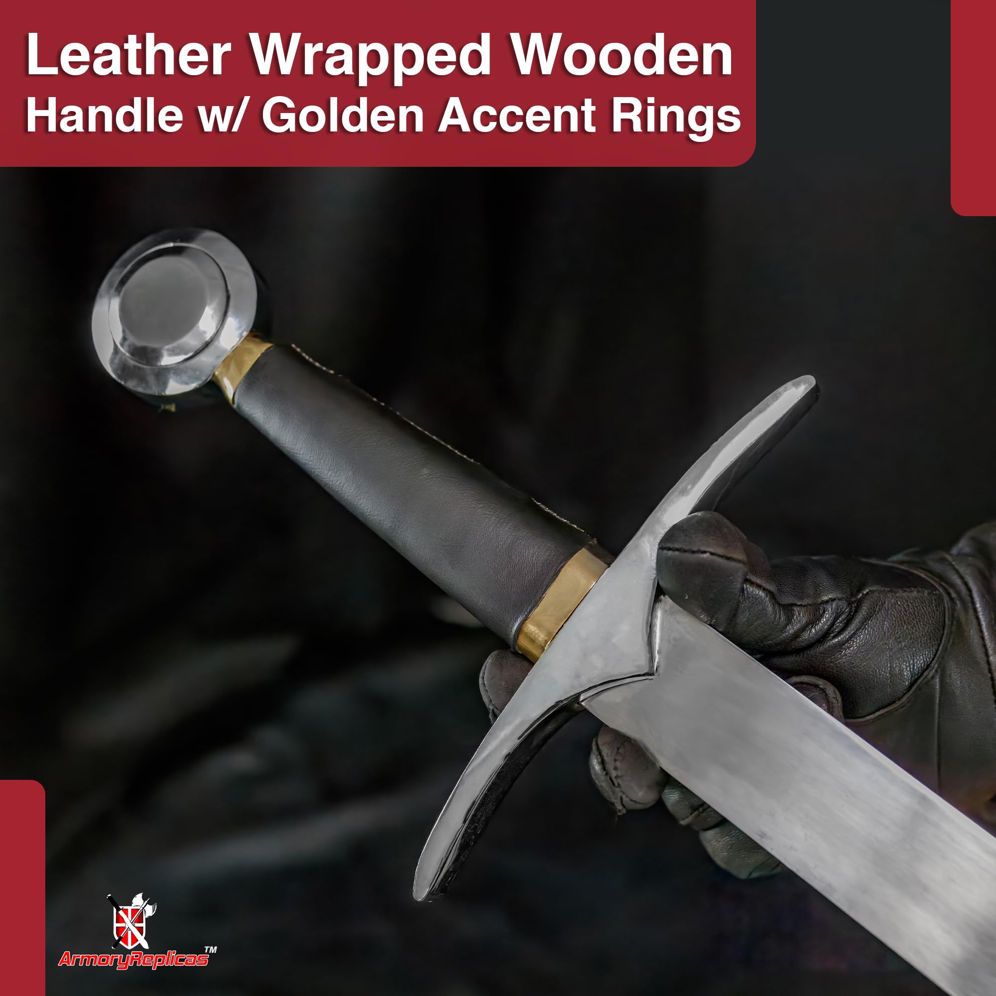 Tewkesbury Hand and A Half Sword - Medieval Longsword for Historical Reenactment, LARP & Collectors | High-Quality Battle Ready Replica for Cosplay & Display