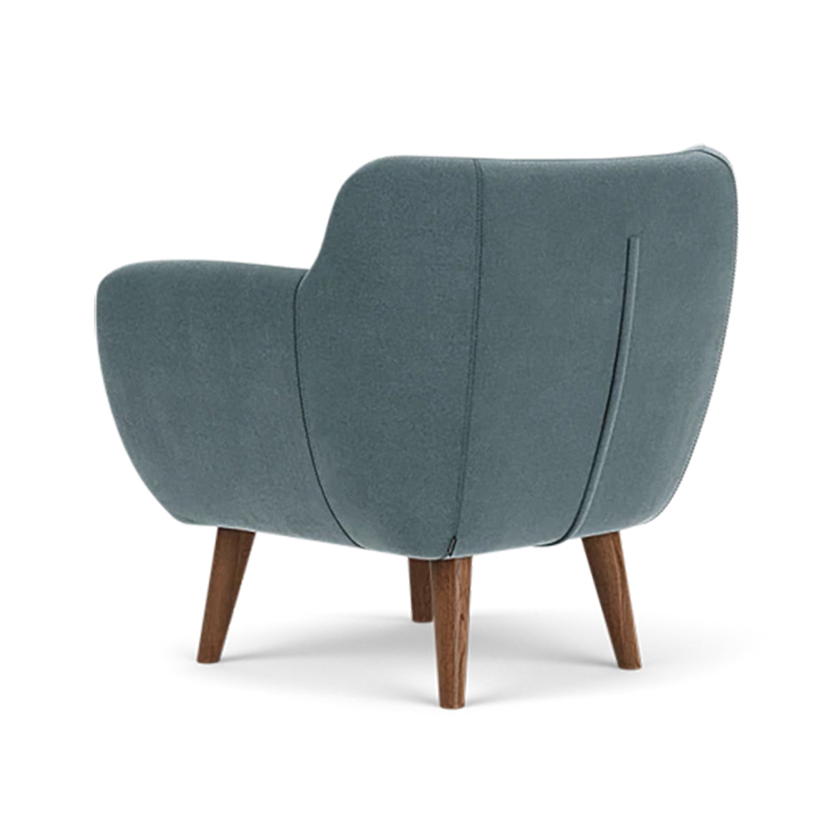 Anne Fabric Armchair - Modern Upholstered Accent Chair for Living Room, Bedroom & Office - Comfortable Lounge Chair with Sturdy Wooden Legs (Perfect for Reading, Relaxing & Home Decor)