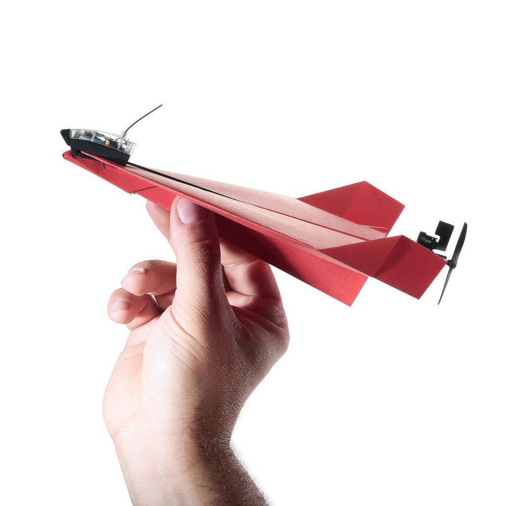 PowerUp 3.0 Smartphone Controlled Paper Airplane Kit - DIY Remote Control Flying Toy for Kids & Adults - STEM Educational Gadget for Indoor/Outdoor Play, Birthday Gifts & Science Experiments