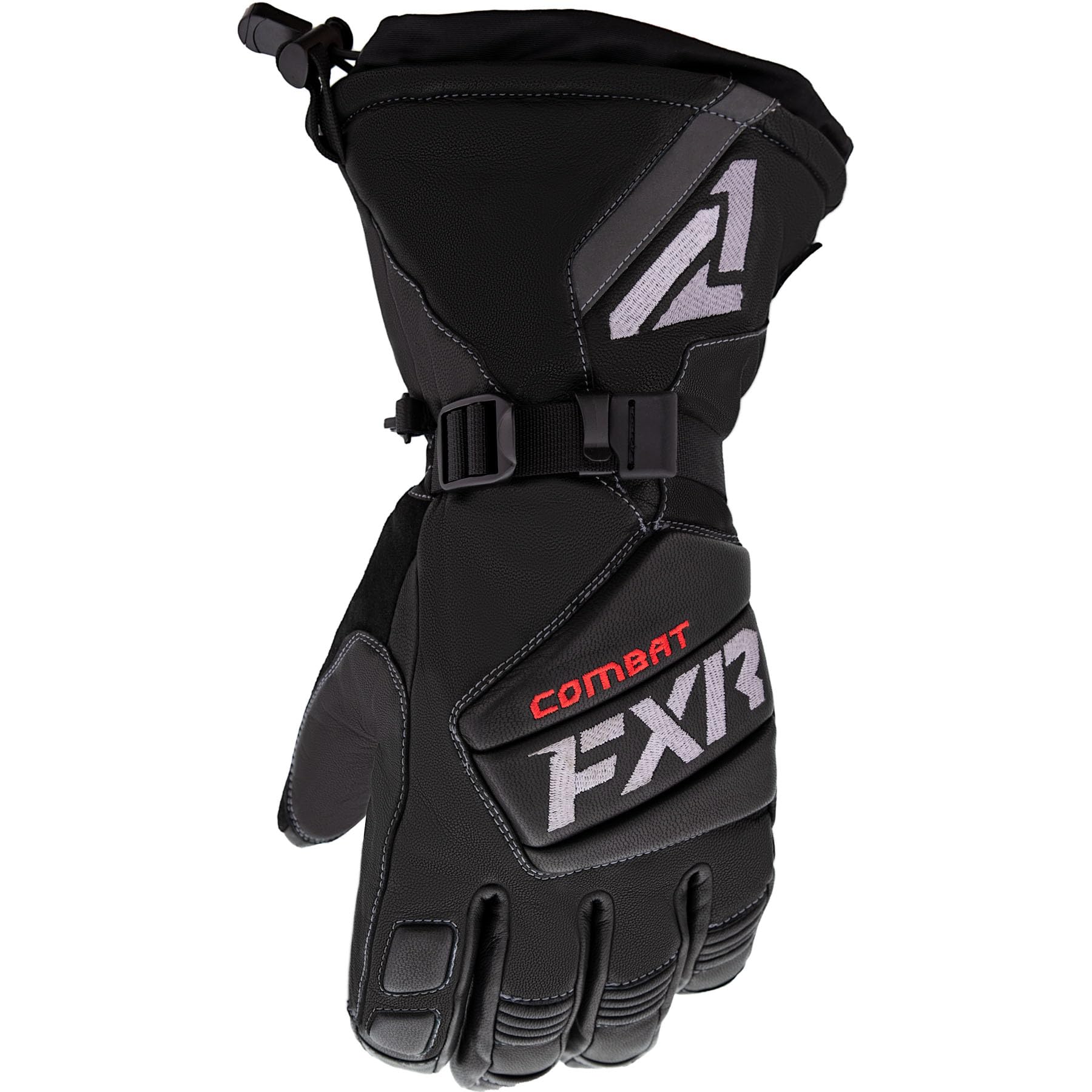 FXR Men's Leather Gauntlet Motorcycle Gloves 2025 - Black, Medium Size - Durable Riding Gloves for Harley, Cruiser & Adventure Bikes - Perfect for Long Distance Touring & Cold Weather Protection