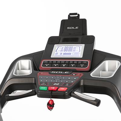 SOLE F80 Folding Treadmill - Home Gym Equipment for Running & Walking - Perfect for Cardio Workouts & Indoor Fitness Training