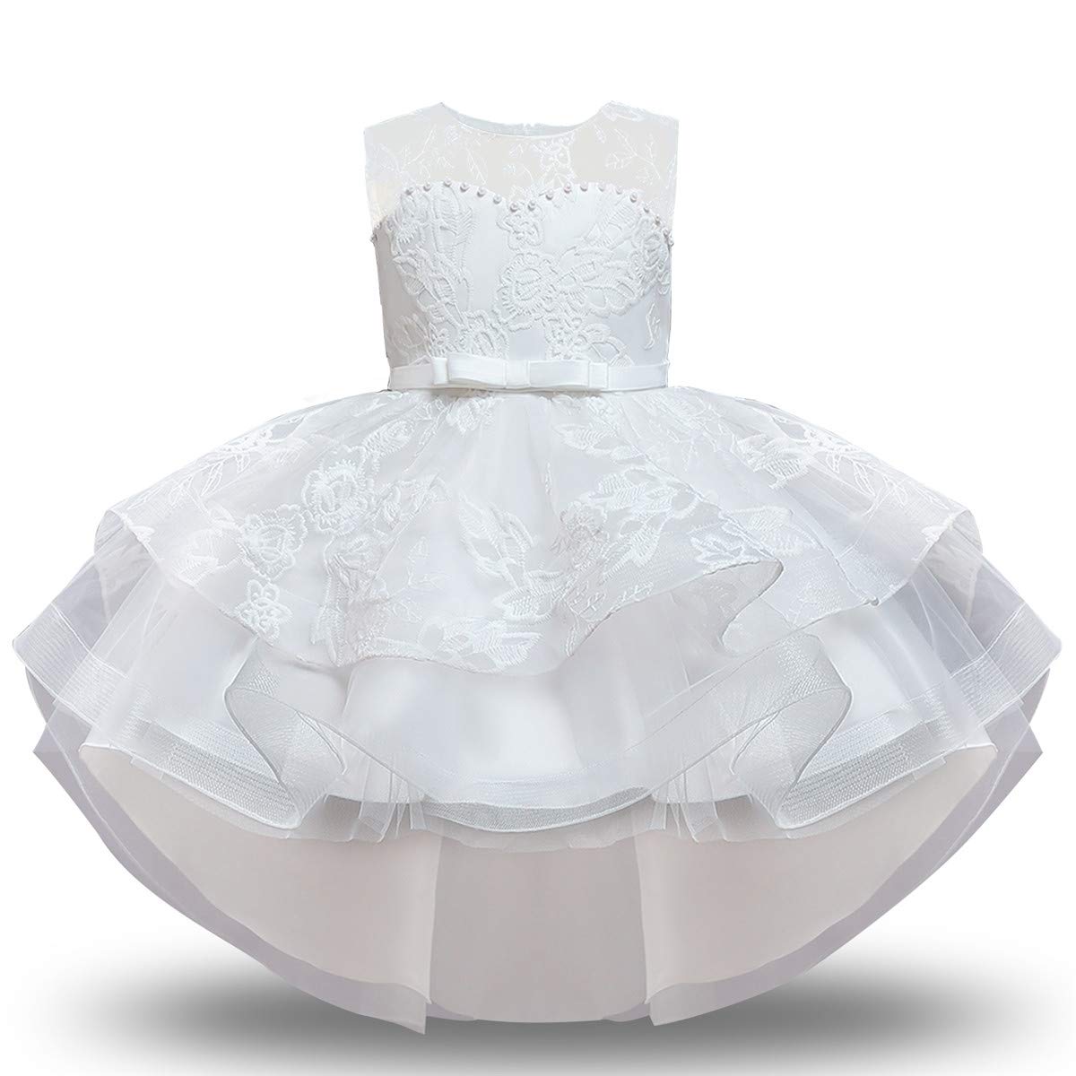 Flower Girl Dress for Weddings | Girls Tutu Birthday Party Dress | Princess Pageant Gown | Formal Occasions & Special Events