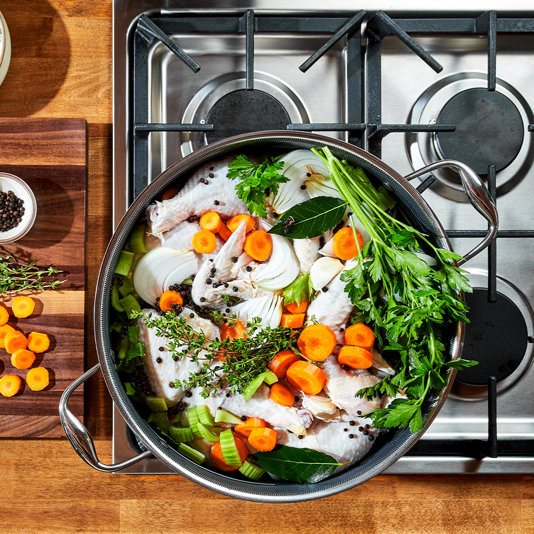 11.5 Liter Hybrid Cooking Pot with Lid - Nonstick, Durable & Versatile for Soups, Stews, Pasta & Meal Prep