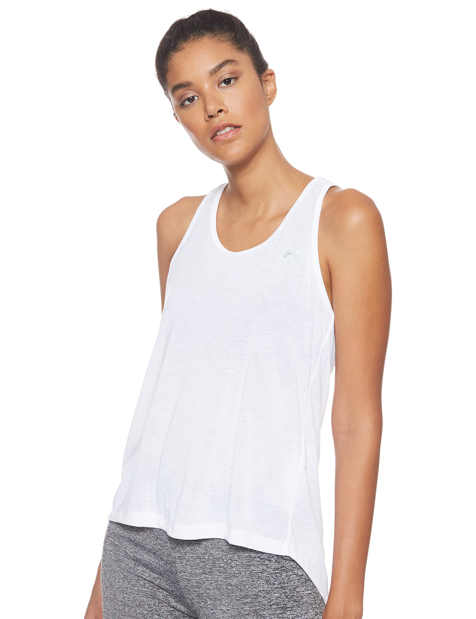 Under Armour Women's Whisperlight Tie Back Tank - Breathable Workout Top for Yoga, Running & Gym - Moisture-Wicking Athletic Shirt for Women