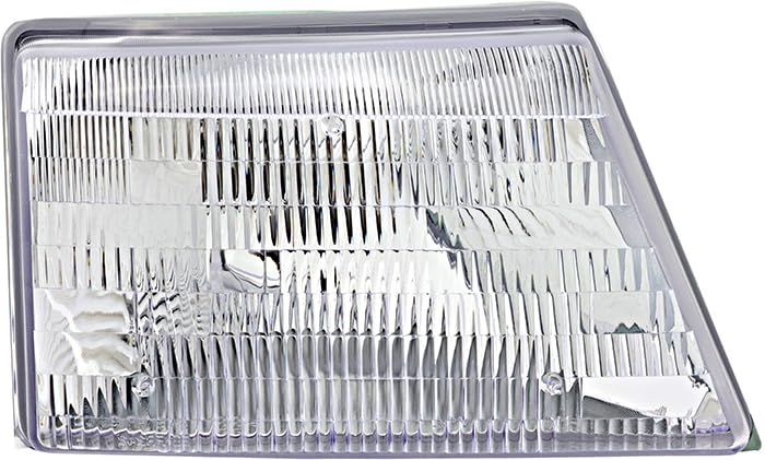 1998-2000 Ford Ranger Right Passenger Side Headlight Assembly Replacement - Durable OE Fit Headlamp for Night Driving & Off-Road Adventures