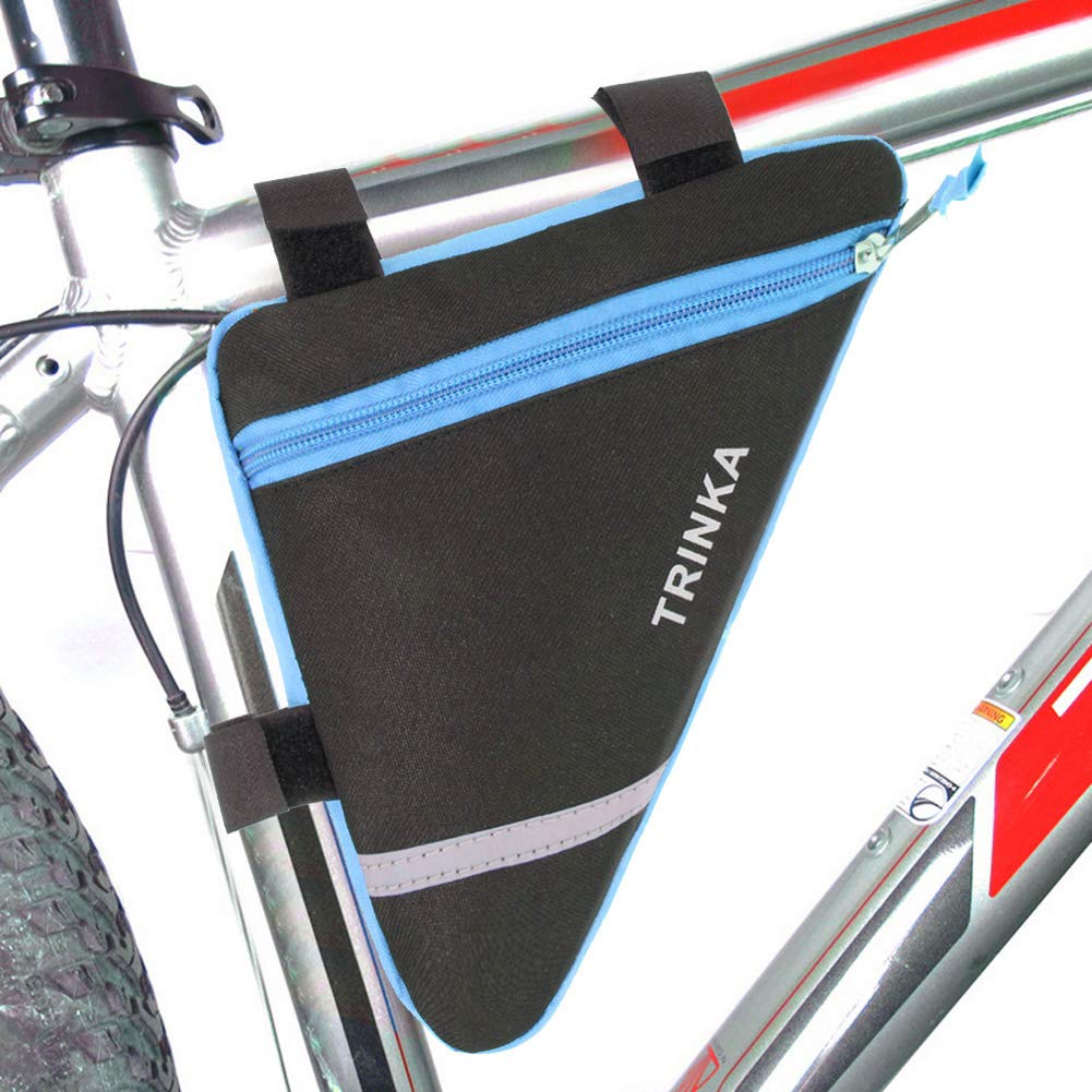 MOOCY Waterproof Bike Frame Bag - Cycling Accessories for Phone, Wallet, Keys & Tools - Perfect for Road Bikes, MTB & Commuting - Durable Storage Solution for Outdoor Adventures & Daily Rides
