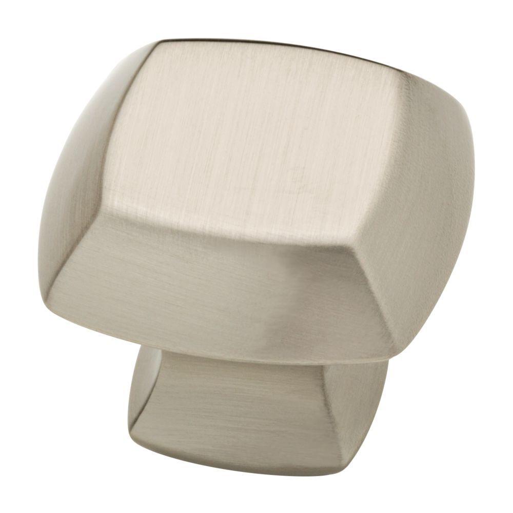 Premium Satin Nickel Cabinet Knobs and Pulls - Modern Hardware for Kitchen & Bathroom Cabinets, Dressers, and Furniture - Easy Installation & Durable Finish